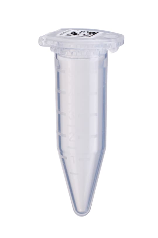 5.0 mL barcoded vessel with SafeCode