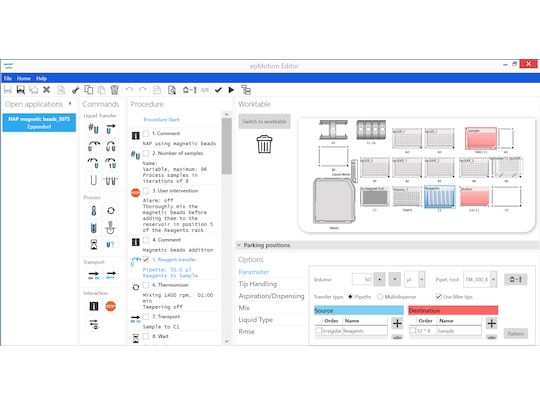 Epmotion Settings Device Hardware Upgrades and Software