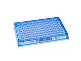 Barcoded Eppendorf twin.tec PCR plate 96, blue with SafeCode for high-throughput sample handling