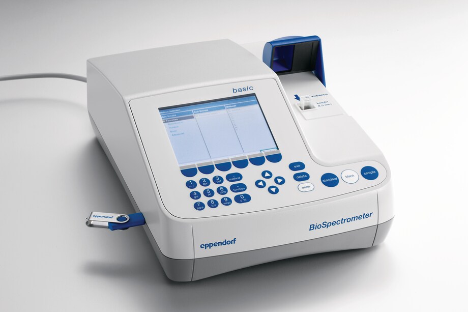 BioSpectrometer basic with USB-stick Eppendof BioSpectrometer basic with USB-stick for data export
