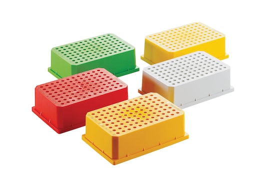 PCR Rack group bright colors