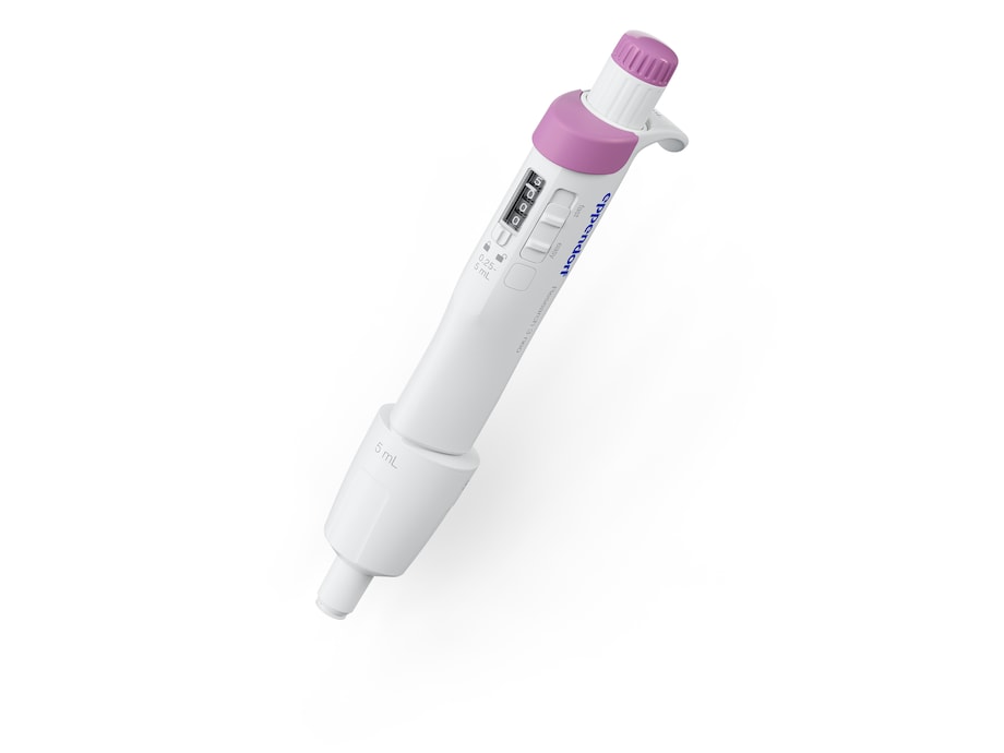 Eppendorf Research® 3 neo 1-channel, 0.25 – 5 mL, violet