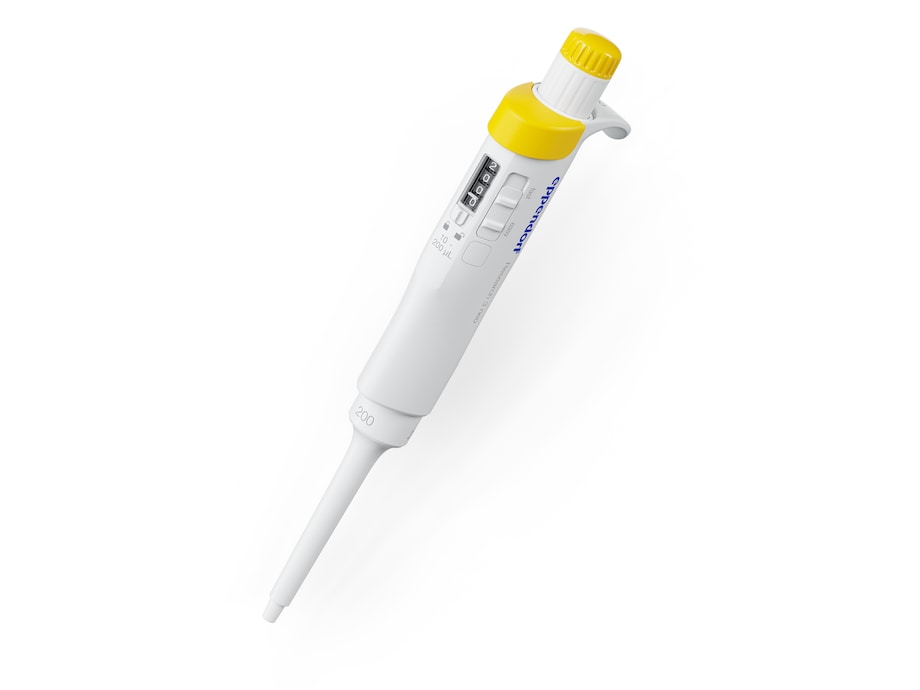 Eppendorf Research® 3 neo 1-channel, 10 – 200 µL yellow