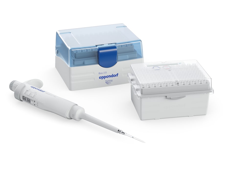 Eppendorf Research® 3 neo 1-channel, 1 – 20 µL light gray, incl. epT.I.P.S. Box 2.0 and ep Dualfilter T.I.P.S. Reload