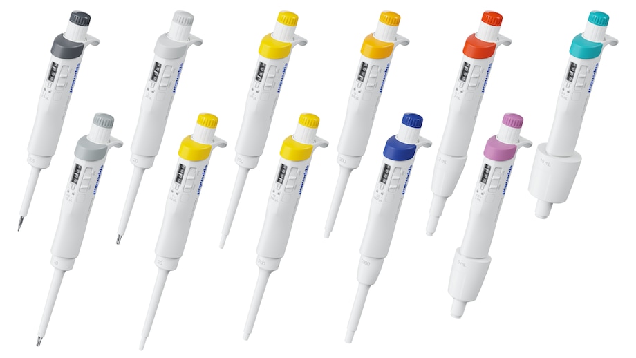 The Eppendorf Research® 3 neo pipette family, offering advanced mechanical pipettes for precise, ergonomic and efficient liquid handling The Eppendorf Research® 3 neo pipette family, offering advanced mechanical pipettes for precise, ergonomic and efficient liquid handling