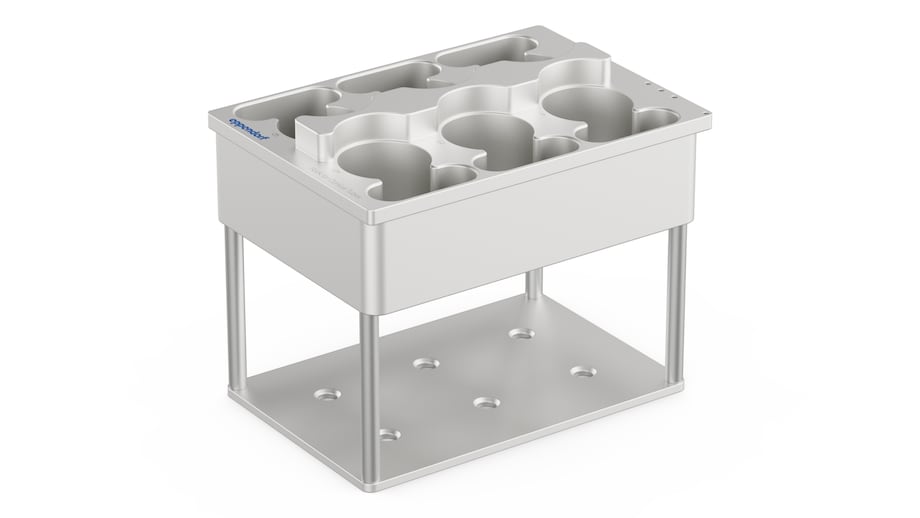 Rack for conical tubes