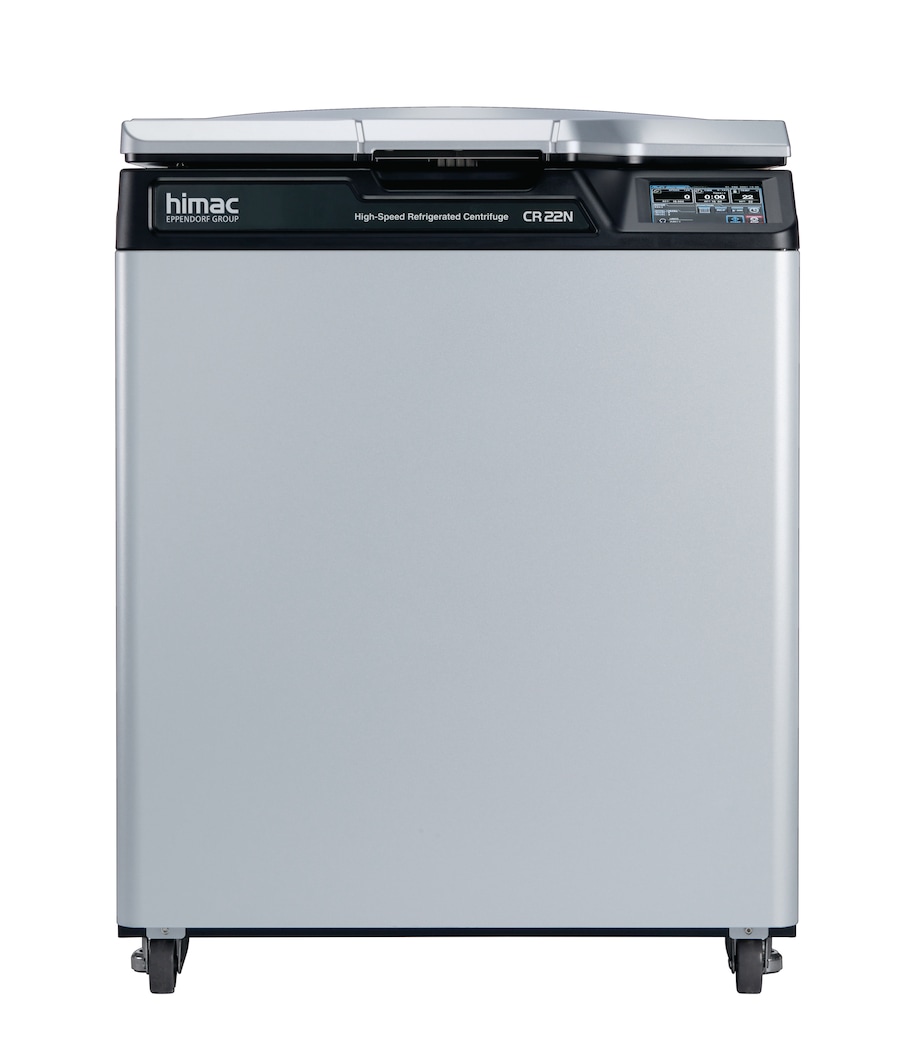 Centrifuge CR22N - the Harvesting Specialist is ideal for applications in genomics, cell biology and proteomics requiring speeds up to 58,700 x g. High-speed floorstanding Centrifuge CR22N
