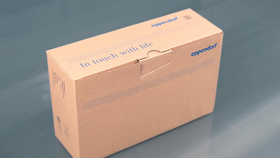 Research 3 pipettes come in smaller, recyclable packs made of 100 % cardboard Research 3 pipettes come in smaller, recyclable packs made of 100 % cardboard
