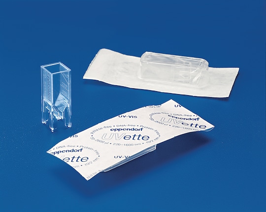 Eppendorf cuvette UVette for photometric sample analytics