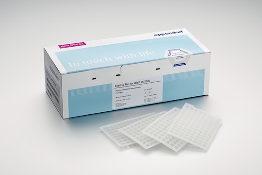 Eppendorf Microplate seals next to packaging