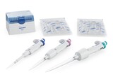 3x Research 3 neo pipettes incl. 1x epT.I.P.S.® Box 2.0 (x 96 pipette tips), 2x epT.I.P.S. sample bags (x 10 pipette tips)