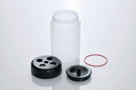 1000PP Bottle assebly with single components