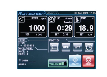 Gamme dultracentrifugeuses CP-NX