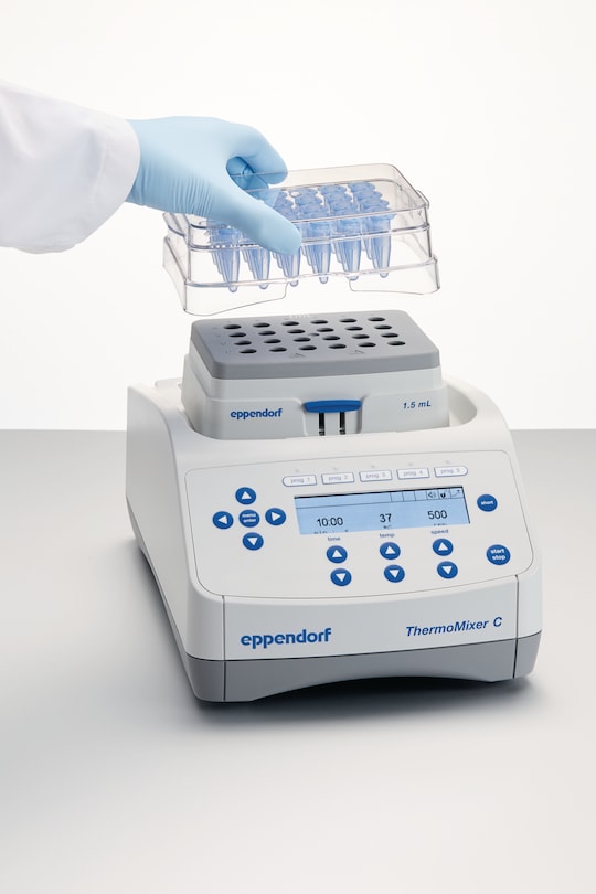 Eppendorf Transfer_Rack_1.5/2.0 mL_to transfer samples from Eppendorf ThermoMixer C