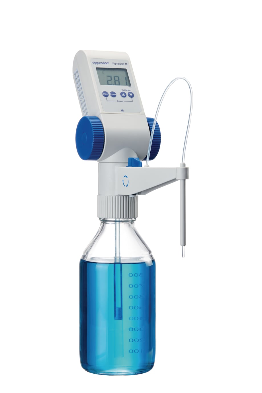The Eppendorf Top Buret is ideal for continuous titration The Eppendorf Top Buret is ideal for continuous titration