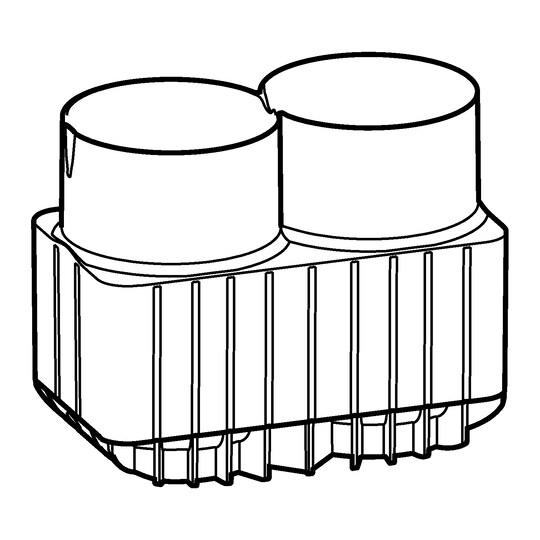 5920 740 Adapter 2x250 mL