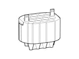 Adapter, 16x15 mL, DWP, 5920712004