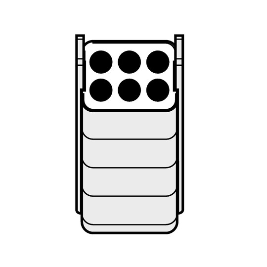 Adapter 6x17 mL