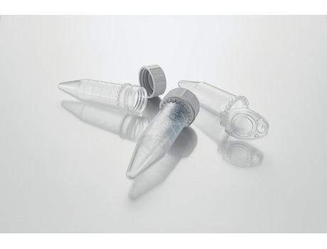 Eppendorf Tubes<sup>&reg;</sup> 5 mL with screw cap and snap cap open