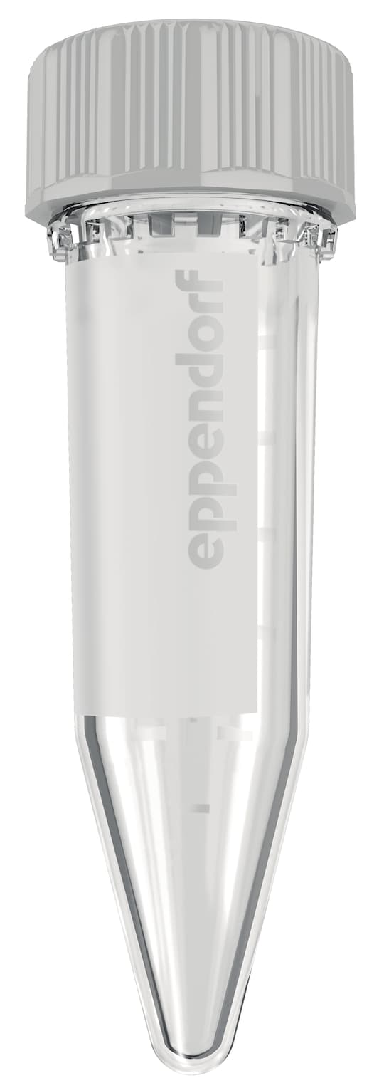 Screw cap microtube 5 mL with Eppendorf stamp