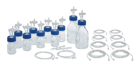 DASbox Feed Line Set CFLEX for MP8, reservoir bottles 2