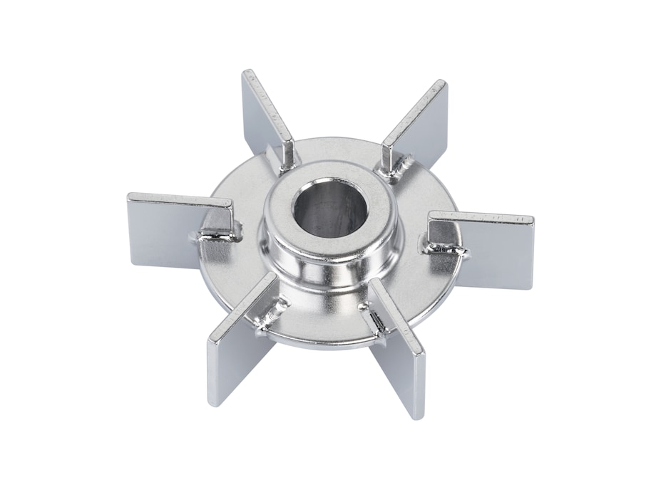 6-Blade Rushton-Type Impeller OD 46 mm, ID 8 mm 6-Blade Rushton-Type Impeller OD 46 mm, ID 8 mm