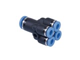 Push-In Tube Adaptor 1x OD 6 to 4x OD 4