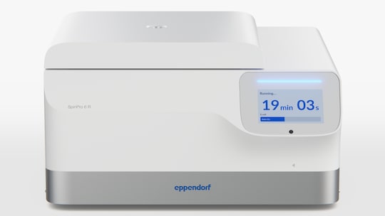 Eppendorf SpinPro 6 R centrifuge for broad range of sample separation