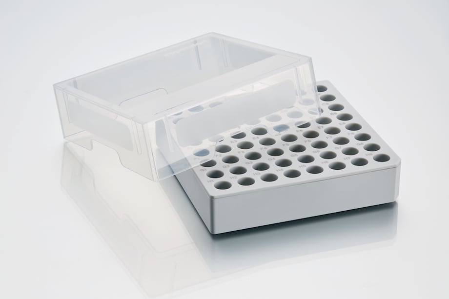 Freezer storage box - 2.0 ml microtube vessels Eppendorf Storage Box for 2 mL microtubes for storage in ULT freezers