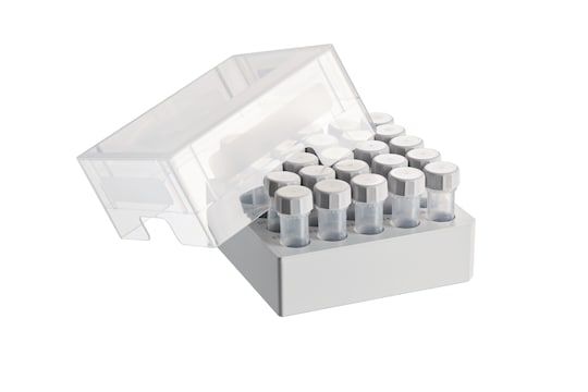 Eppendorf Storage Box for 5 mL conical tubes for storage in ULT freezers