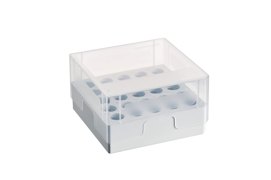 Eppendorf Storage Box: Space for up to 5 x 5 Eppendorf Tubes 5 mL Eppendorf Storage Box: Space for up to 5 x 5 Eppendorf Tubes® 5 mL