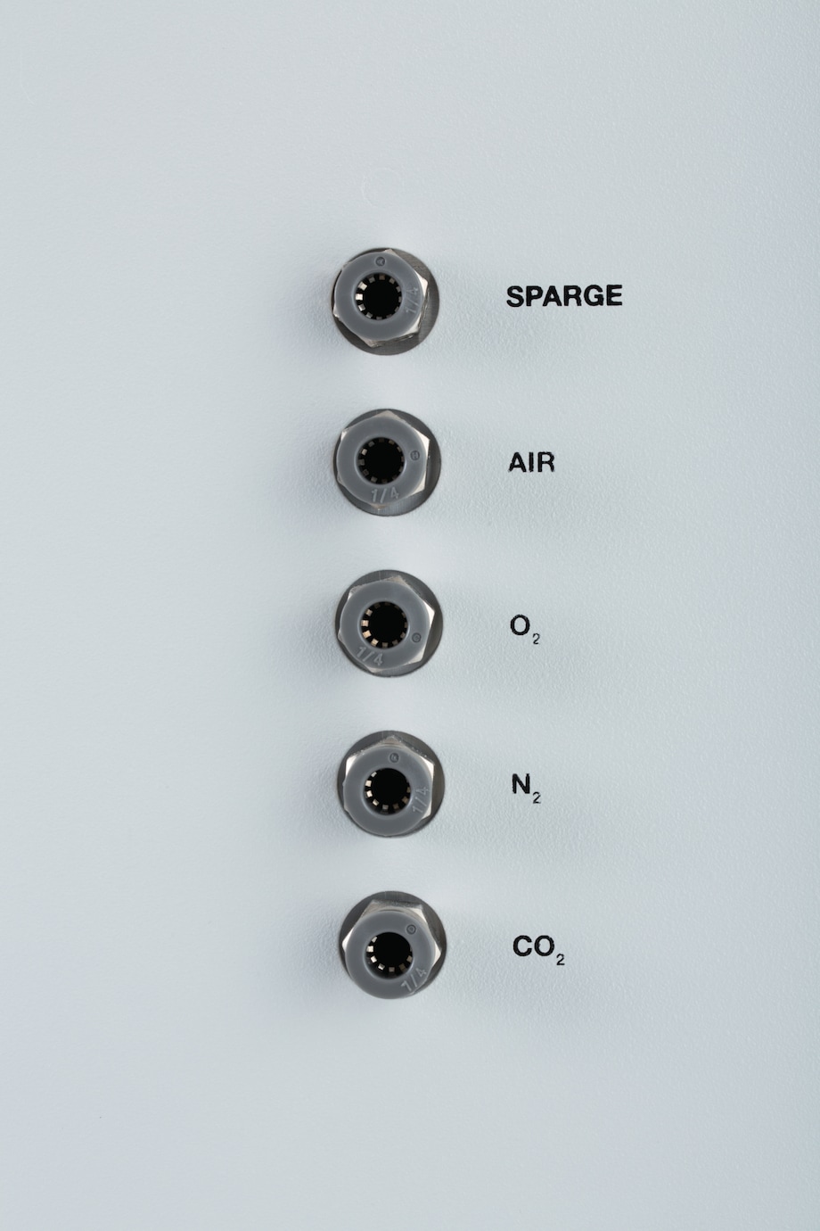 BioFlo 120 gas connections
