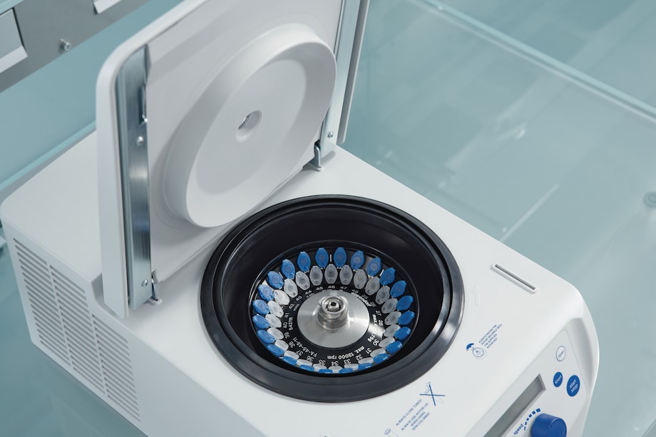 The microcentrifuge Centrifuge 5427 R’s OptiBowl® design The microcentrifuge Centrifuge 5427 R’s OptiBowl® design