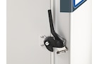 ULT freezer padlock adapter for limited access to the freezer and safe sample storage