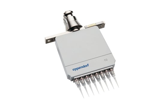 Highly precise 8-channel dispensing tool for up to 10 _MICRO_L for epMotion liquid handler
