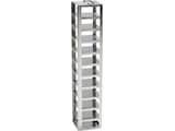 Metal tower rack for (2.5 in/ 64 mm) storage boxes in Eppendorf ULT chest freezer - (6001000910)