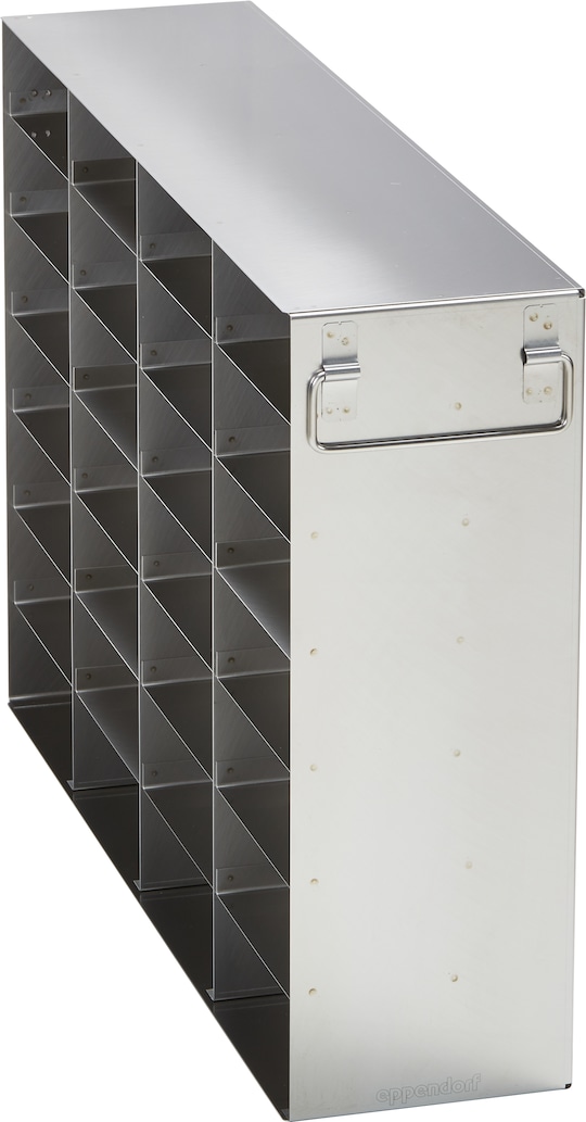 Metal side-access rack for (2.0 in/ 53 mm) storage boxes in Eppendorf ULT freezer (3-compartment) - (6001011210)