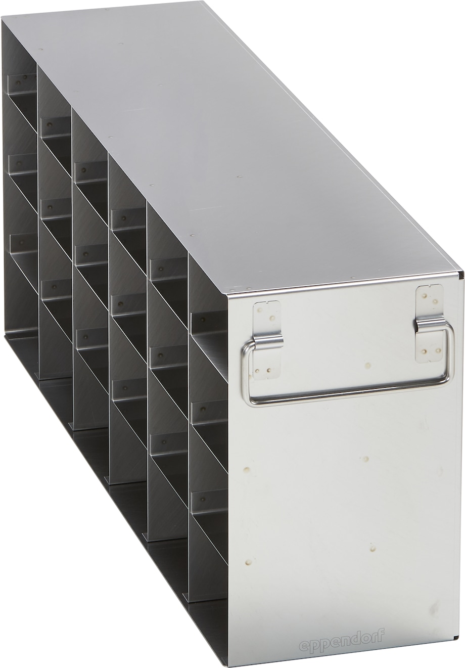 Eppendorf ULT freezer racks: Side access Metal drawer side access rack for DWP in Eppendorf ULT freezer (5-compartment) - (6001021110)