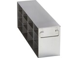 Metal drawer side access rack for (2.5 in/ 64 mm) storage boxes in Eppendorf ULT freezer (5-compartment) - (6001021910)