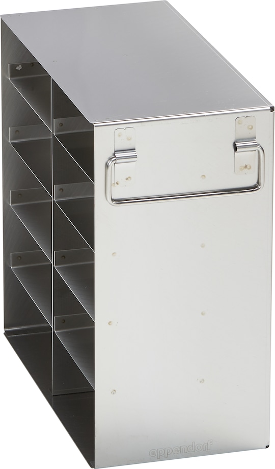 Metal side-access rack for (2.0 in/ 53 mm) storage boxes in Eppendorf ULT freezer (101 L volume) - (6001061210)