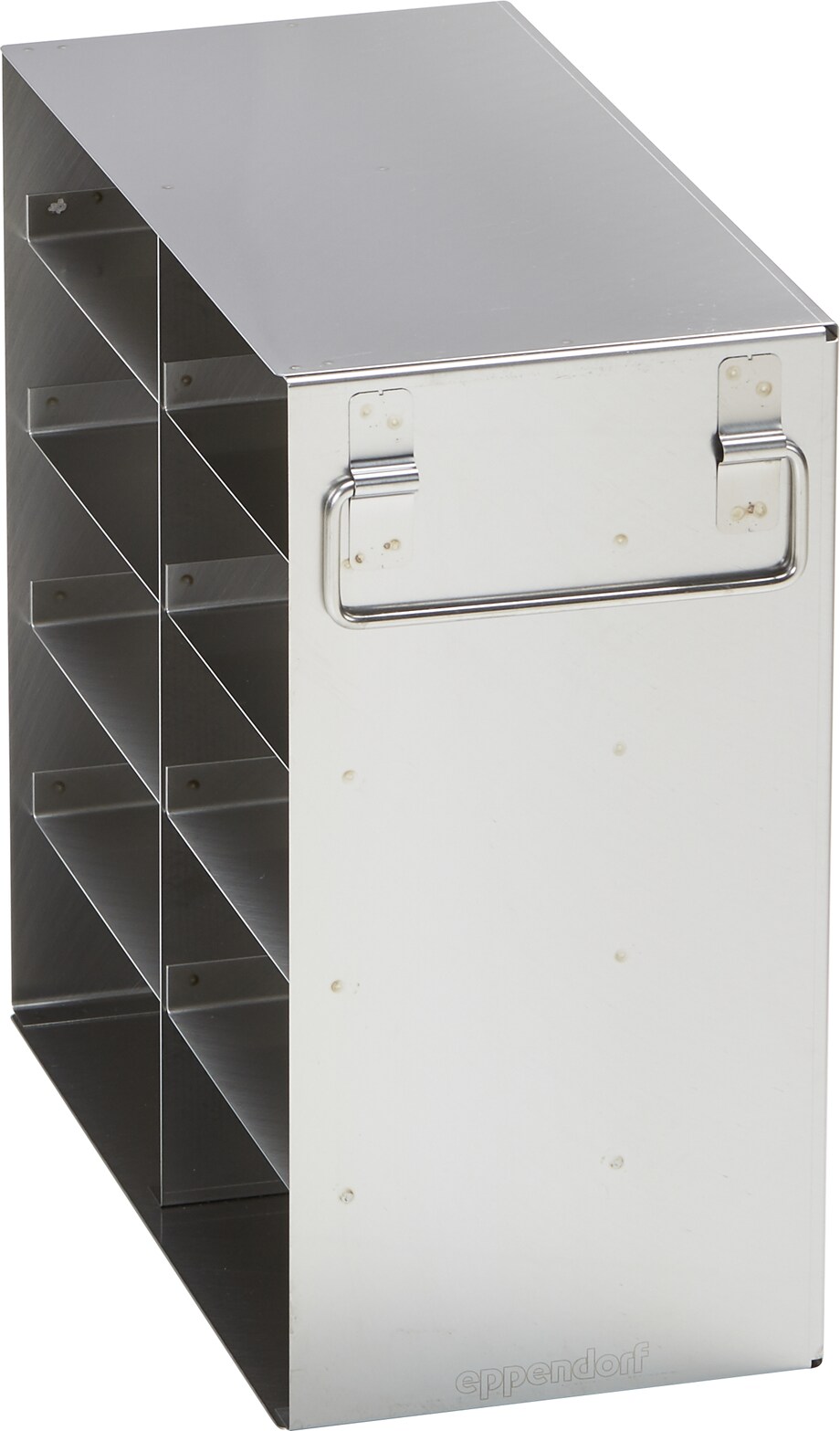 Eppendorf ULT freezer racks: Side-access Metal side-access rack for (2.0 in/ 53 mm) storage boxes in Eppendorf ULT freezer (101 L volume) - (6001061210)