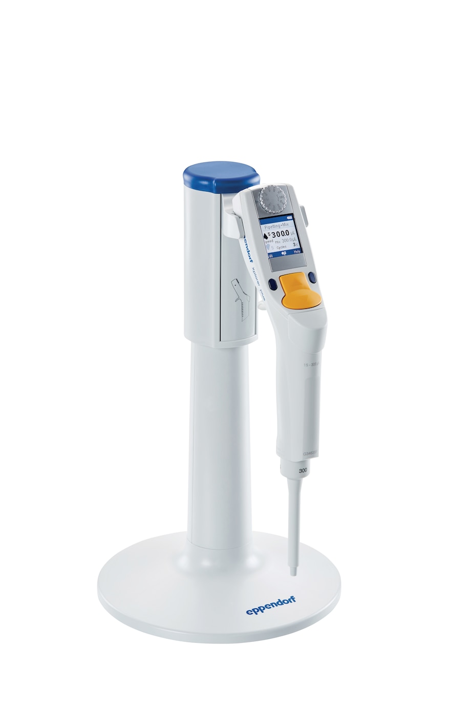Charger Stand 2 with an Eppendorf Xplorer® electronic pipette Charger Stand 2 with an Eppendorf Xplorer® electronic pipette