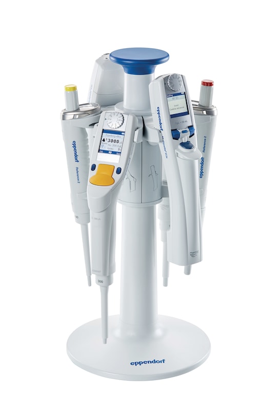 Charger Carousel 2 with Eppendorf Xplorer® plus, Repeater® E3x and Eppendorf Reference® 2 pipettes