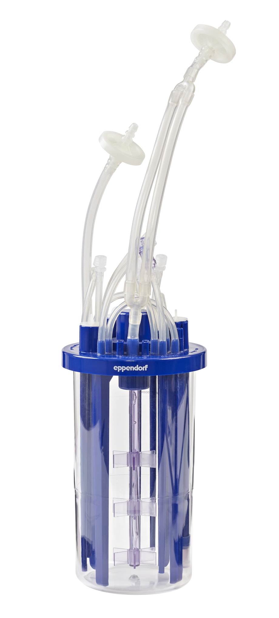 BioBLU 1f 2 impellers BioBLU f Single-Use Bioreactors for fermentation applicationsFermentation vessel for microbiological applications from E. coli to yeast.