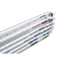 Color coded serological pipettes