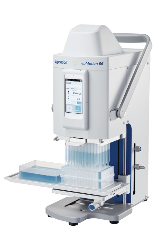 semi-automated electronic pipette for parallel 96 channel microplate processing (without iPod_REG_ controller)