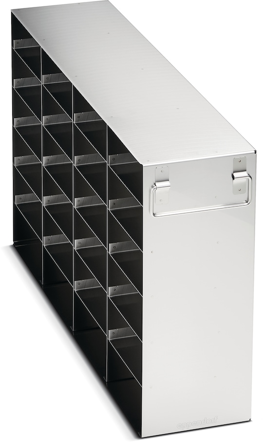 Metal side-access rack 5th MAX for (2.0 in/ 53 mm) in Eppendorf ULT freezer (5-compartment) - (6001081910)