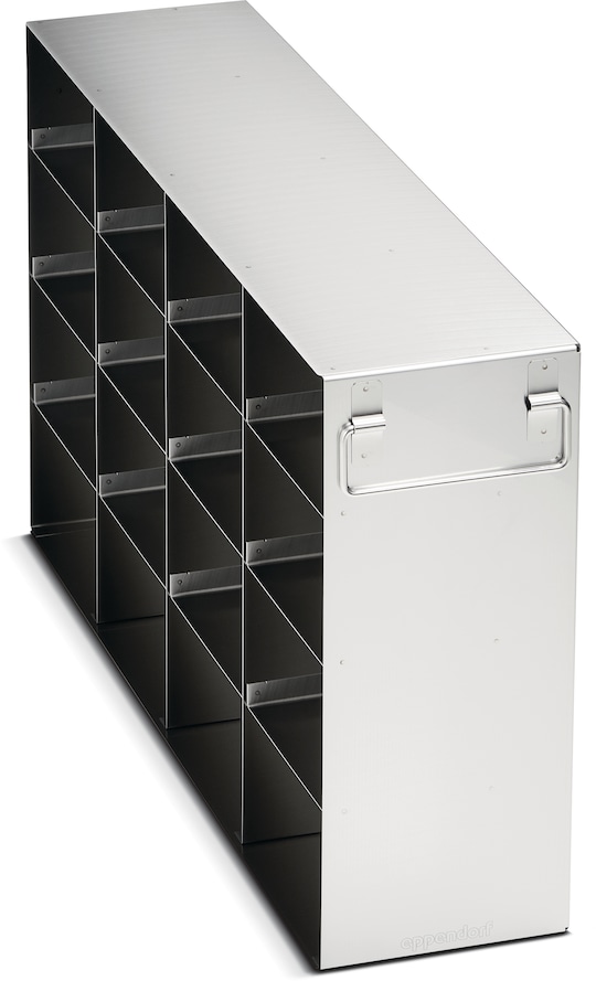 Metal side-access rack 5th MAX for (3.0 in/ 76 mm) in Eppendorf ULT freezer (5-compartment) - (6001081310)