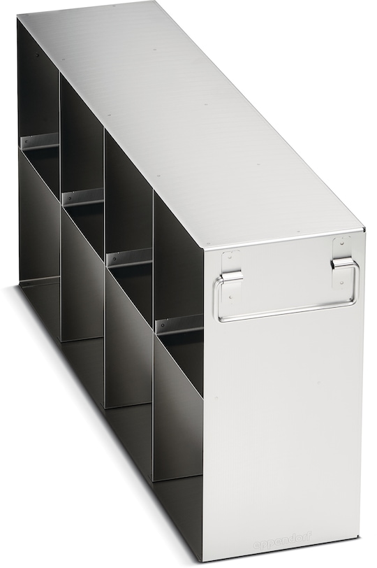 Metal side-access rack 5th MAX for (5.0 in/ 127 mm) in Eppendorf ULT freezer (5-compartment) - (6001081510)