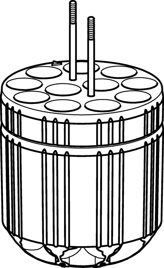 Adapter for 11 tubes 7.5mL – 12mL 5910704003